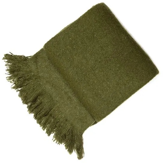 Malini Serena Olive Throw 130cm x 180cm