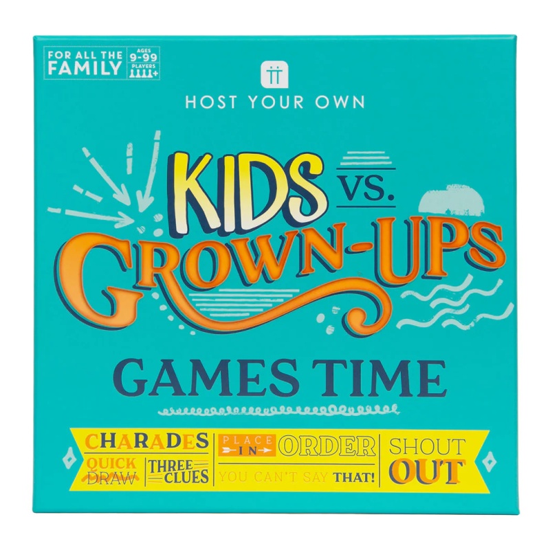 Talking Tables Talking Tables Host Your Own Kids Vs Grown Ups Party Game