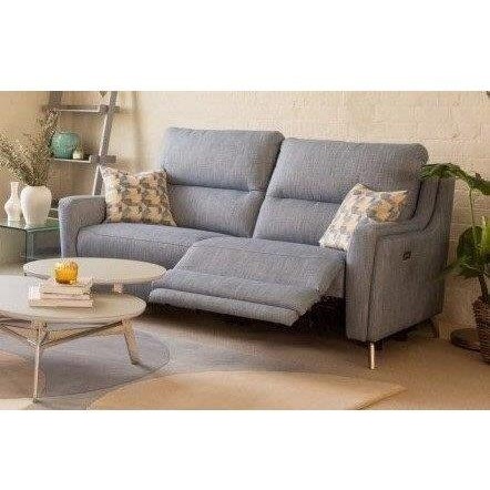 Parker Knoll Portland Large 2 Seater Power Recliner Sofa - Fabric Grade A