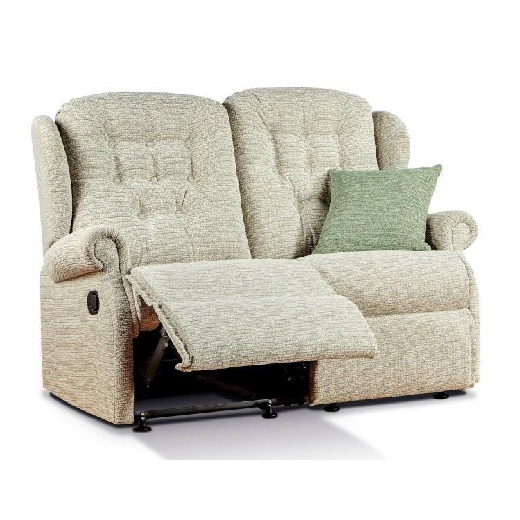 Sherborne Lynton Small 2 Seater Recliner Sofa - Small 2 Seater - Grade 1 Leather - Power