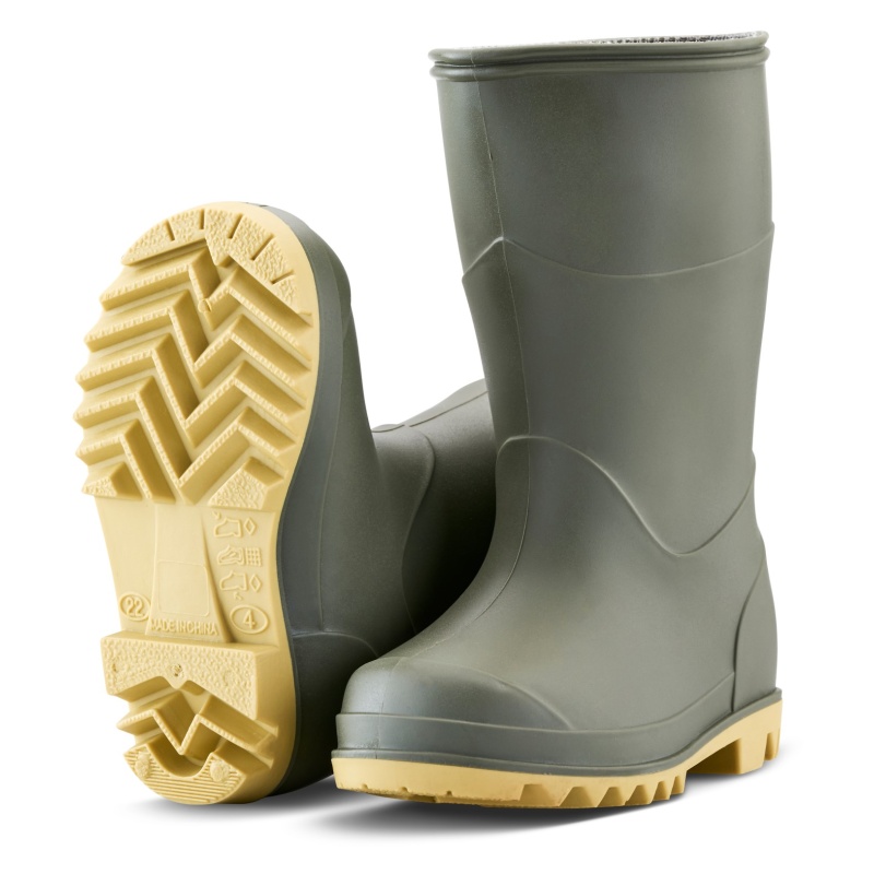 Grubs Berwick Infants Wellington Boots - Green - Childrens 5