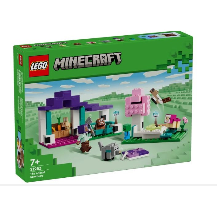 Photos - Construction Toy Lego Minecraft 21253 The Animal Sanctuary 