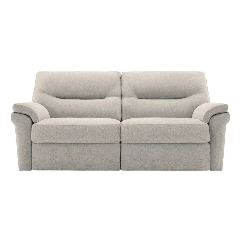 G Plan Seattle 3 Seater Recliner Sofa - Leather Grade N - Double Manual