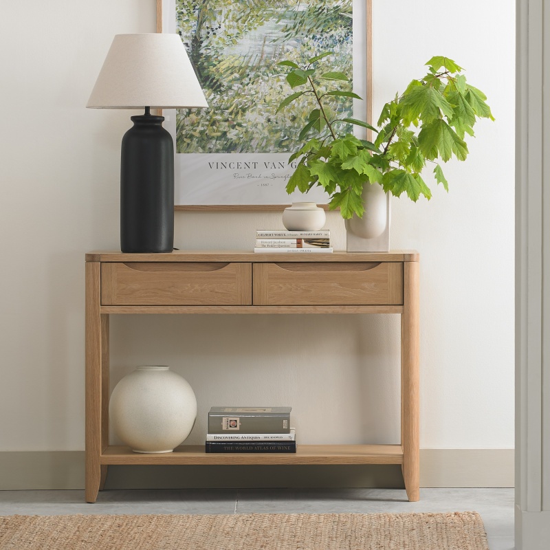 Jasper Oak Console Table