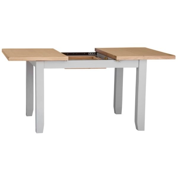 Easton 1.2m Butterfly Extending Dining Table Grey Downtown