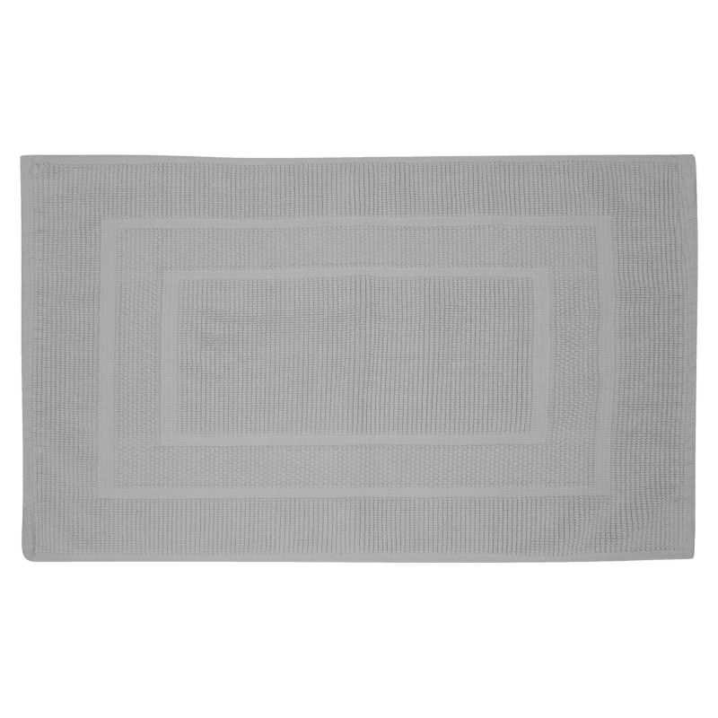 Laura Ashley 50 x 80cm Bath Mat - Steel In Grey