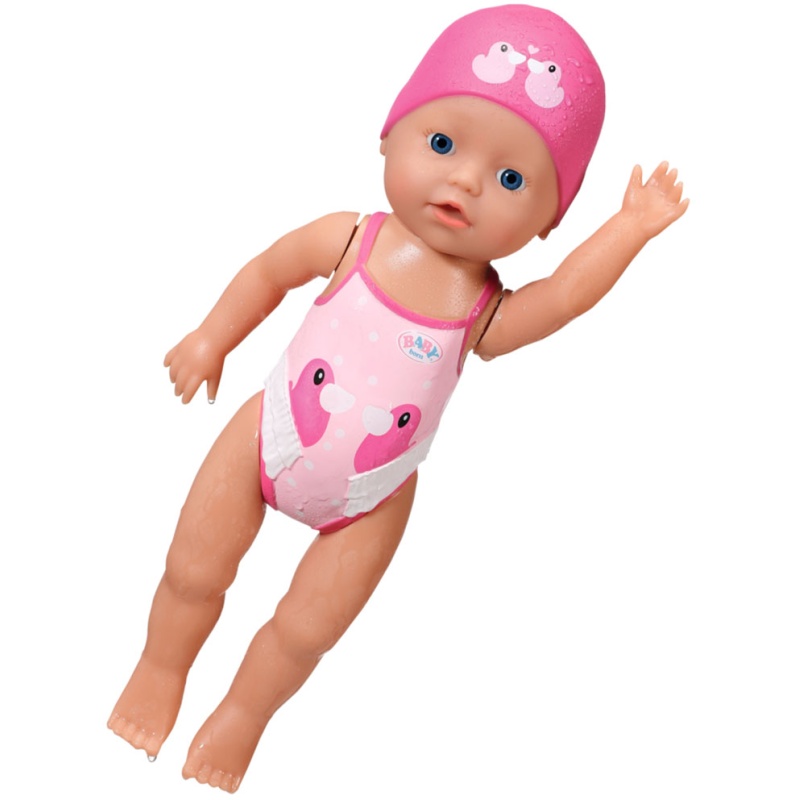 Baby Born My First Swim Girl 30cm Doll In Pink