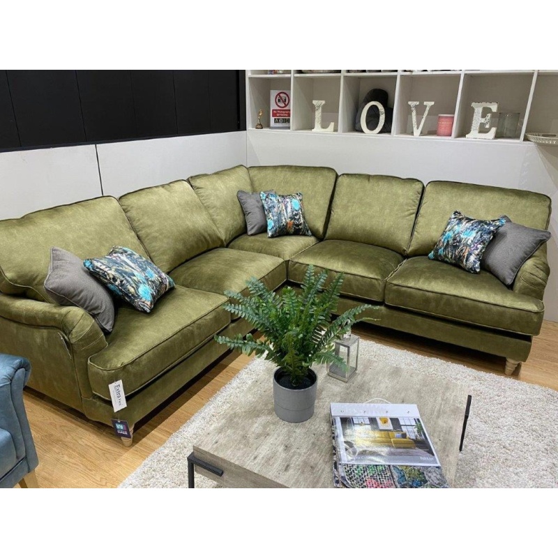 Lorelai 5 Seater Corner Sofa - Lazio Leather