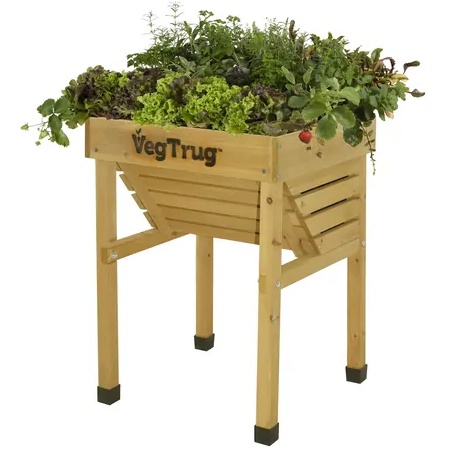 Photos - Flower Pot Planter VegTrug Kids FSC 100 Raised  - Natural Wood 