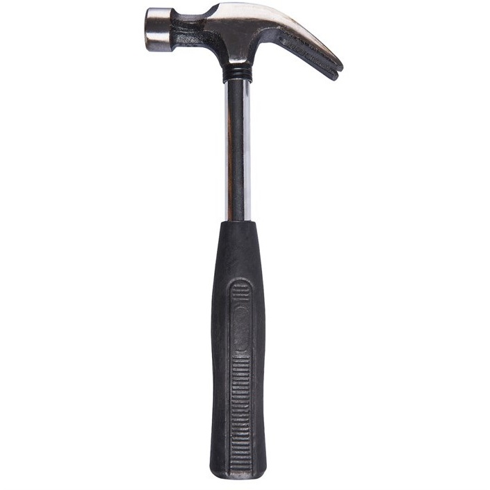 Amtech Claw Hammer With Steel Shaft - 16oz In Silver/Black