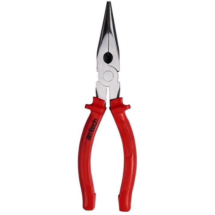 Amtech 8 Superior Long Nose Pliers In Red