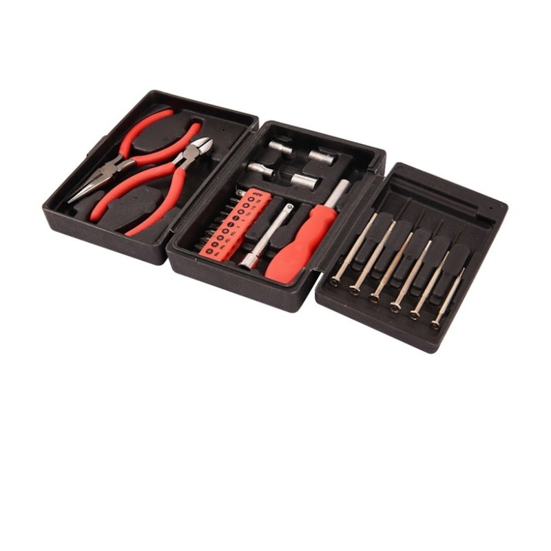 Amtech 25 Piece Mini Tool Kit In Red