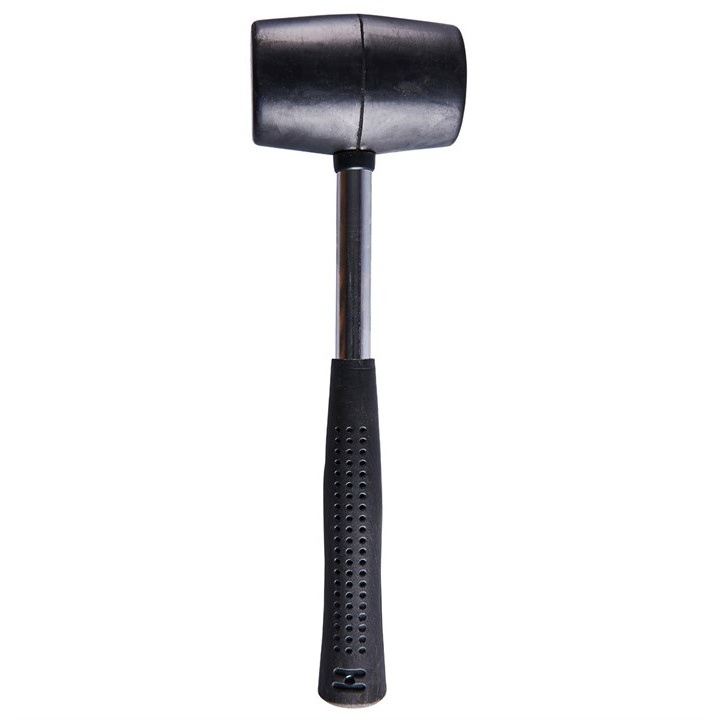 Amtech 16oz 450g Rubber Mallet With Steel Shaft In Black