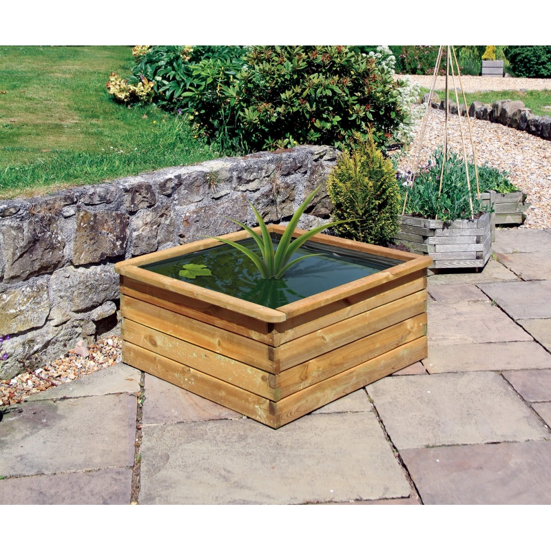 Zest Garden Aquatic Planter - Square In Natural