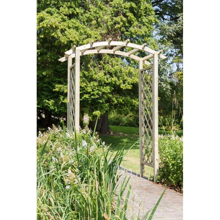 Zest Garden Daria Wooden Arch In Natural