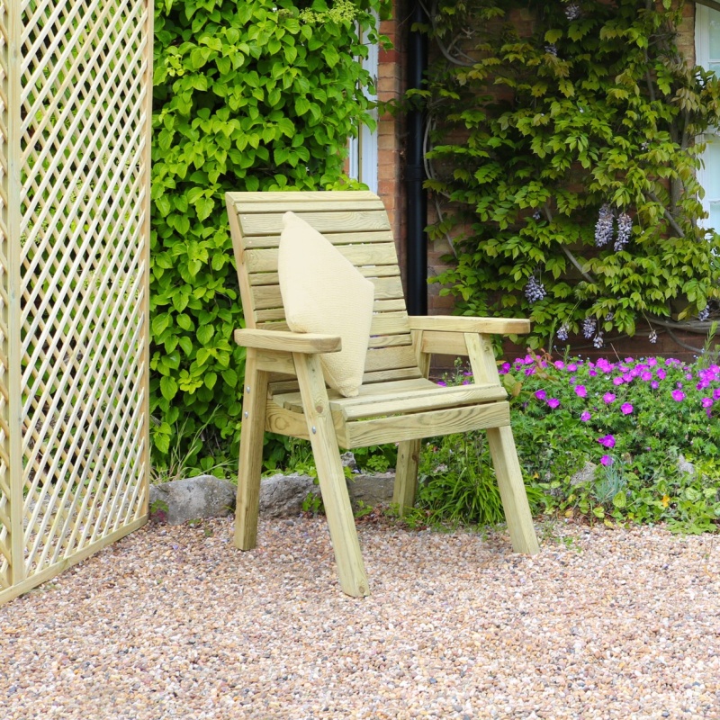 Zest Garden Freya Wooden Chair In Natural