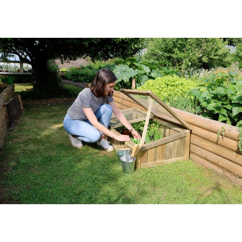 Zest Garden Small Space Cold Frame In Natural