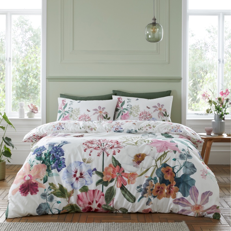 Photos - Bed Linen Rondine RHS Exotic Garden Duvet Cover Set - Double In Multi 