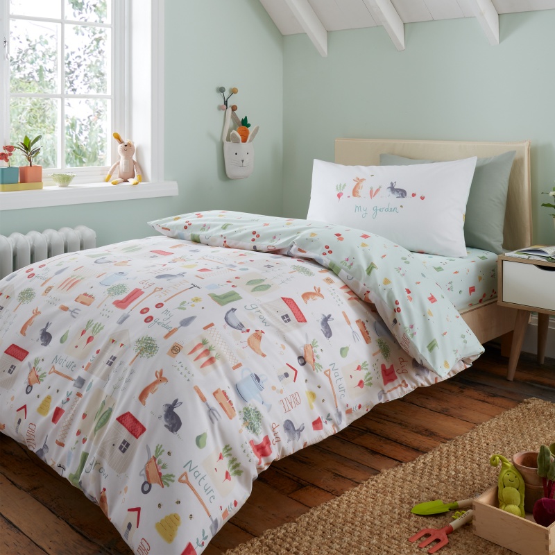 RHS My Allotment Duvet Cover Set - Double In Multi