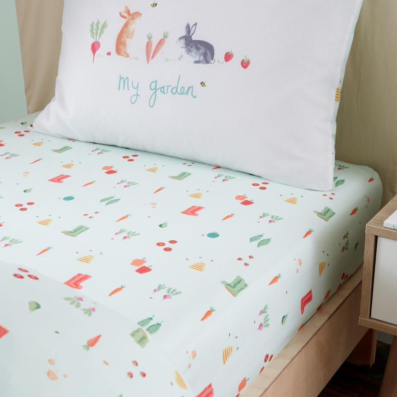 RHS My Allotment Fitted Sheet - Double In Multi