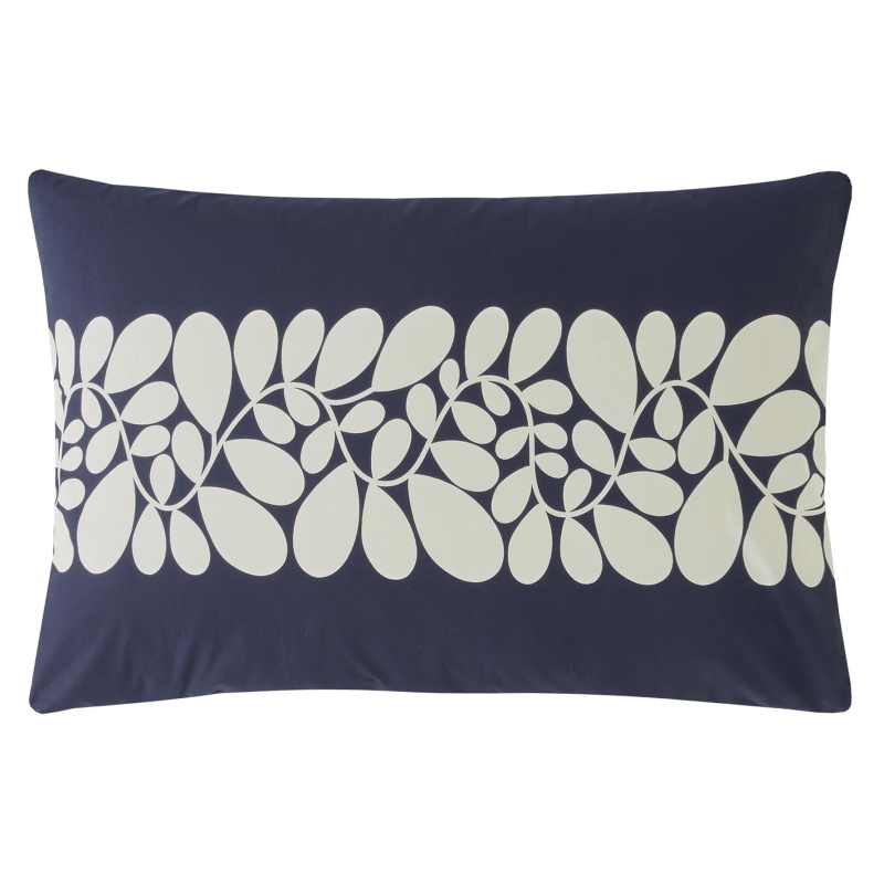 Orla Kiely Sycamore Stripe Pillowcase Pair In Blue