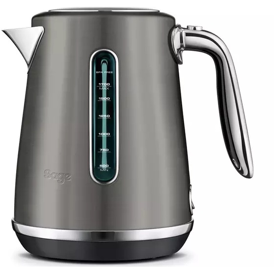 Sage SKE735 The Soft Top Luxe 1.7L Kettle - Black/Stainless Steel In Black/StainlessSteel