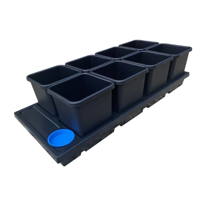 AutoPot Auto8 Self Watering System with AQUAvalve Technology - 8 x 15L Pots In Black