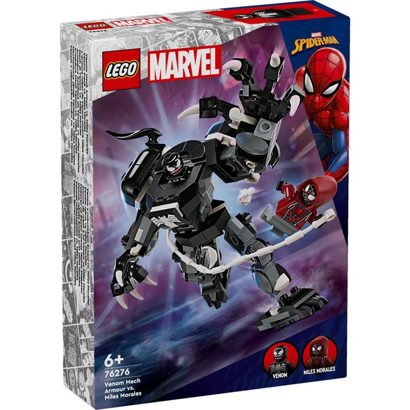 LEGO Superheroes 76276 Venom Mech Armor vs. Miles Morales