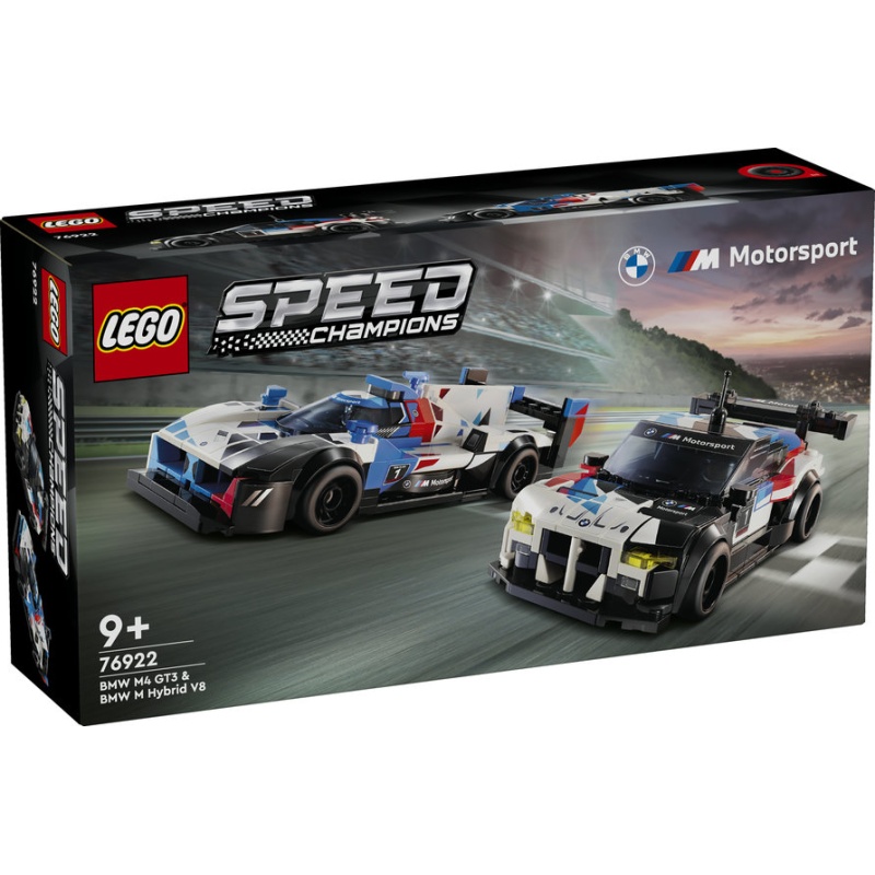 LEGO Speed Champions 76922 BMW M4 GT3 & BMW M Hybrid V8 Race Cars