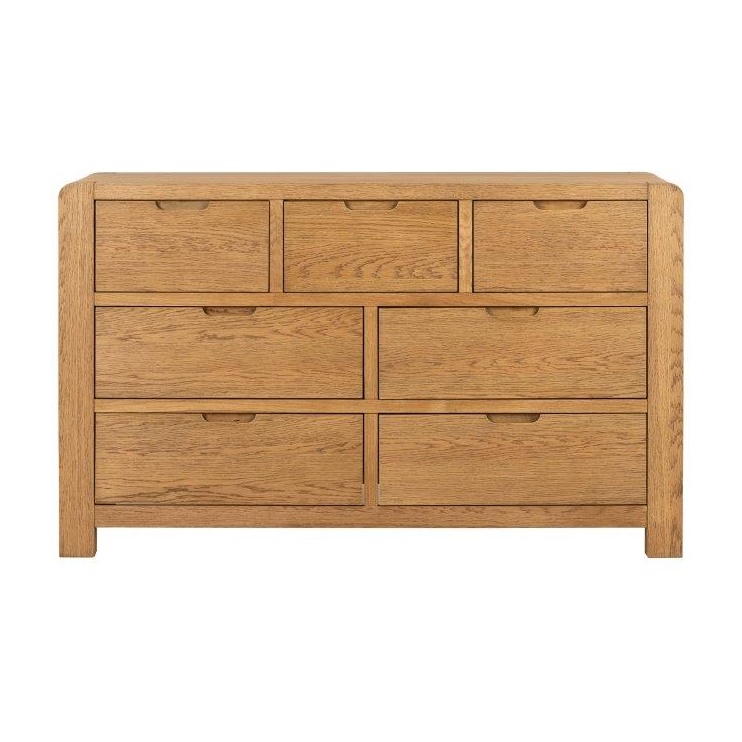 Zurich Oak 3 Over 4 Chest of Drawers