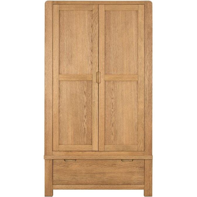 Zurich Gents Combination Oak Wardrobe