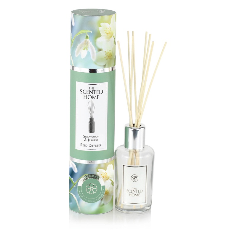 Ashleigh & Burwood Scented Home Snowdrop & Jasmine Diffuser - 150ml