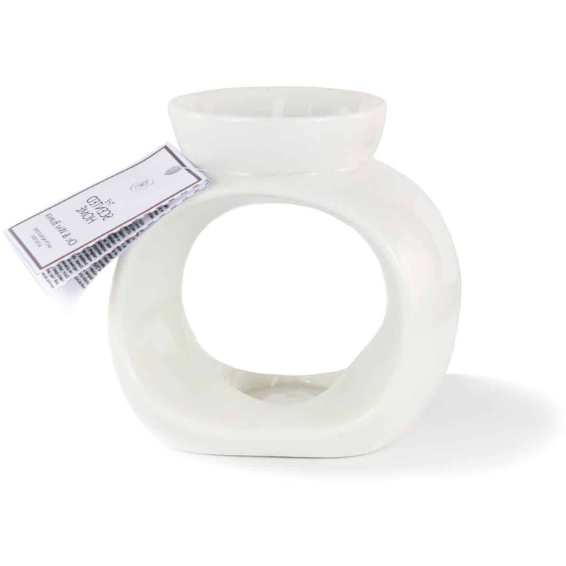 Ashleigh & Burwood Oval Oil Burner - White