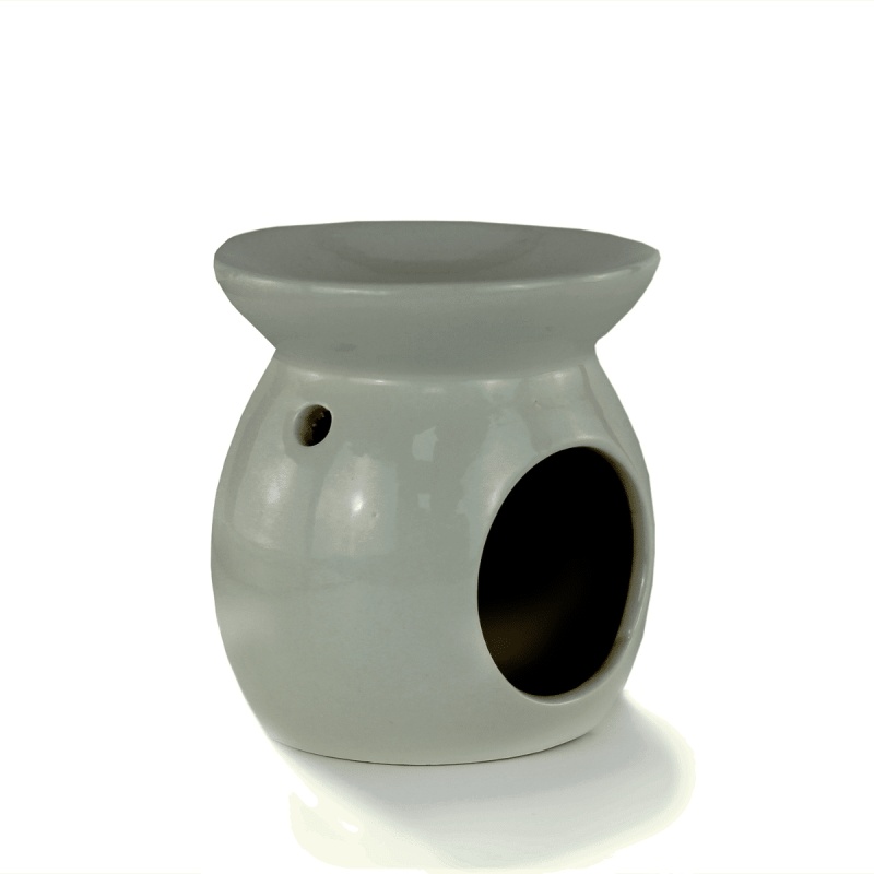 Ashleigh & Burwood Round Oil Burner - Grey