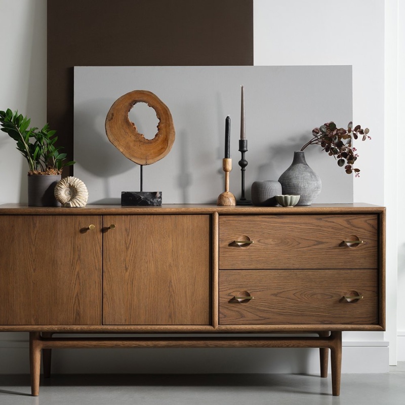 G Plan Marlow Wide Sideboard - Walnut