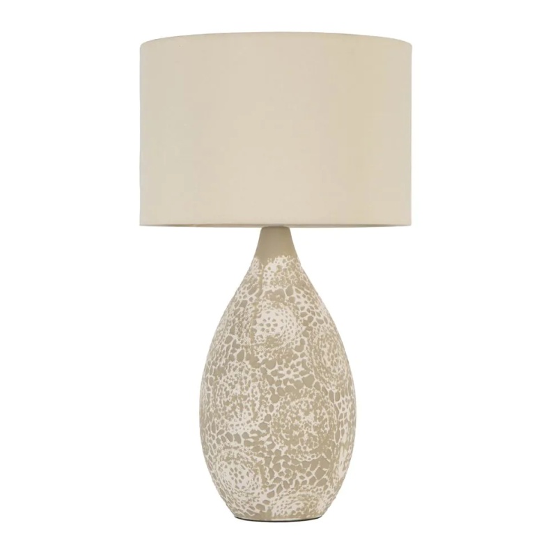 BHS BHS Inar 2 Tone Ceramic Table Lamp - Natural