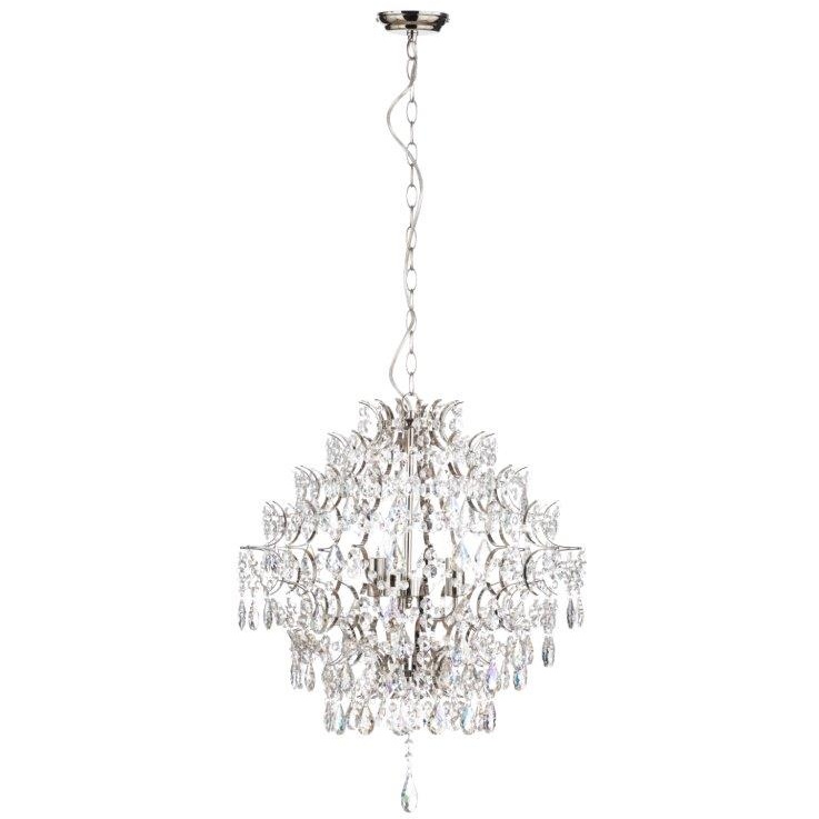 BHS Lisa 3 Light Pendant Ceiling Light - Chrome