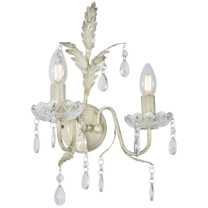 BHS BHS Paisley Wall Light - Cream/Gold