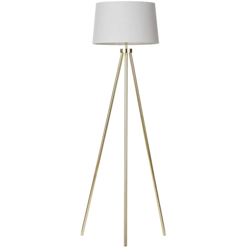 BHS BHS Tristan Floor Lamp - Brass