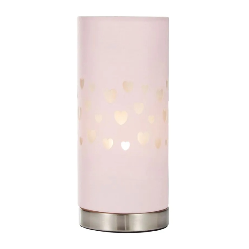 BHS BHS Glow Hearts Table Lamp - Pink