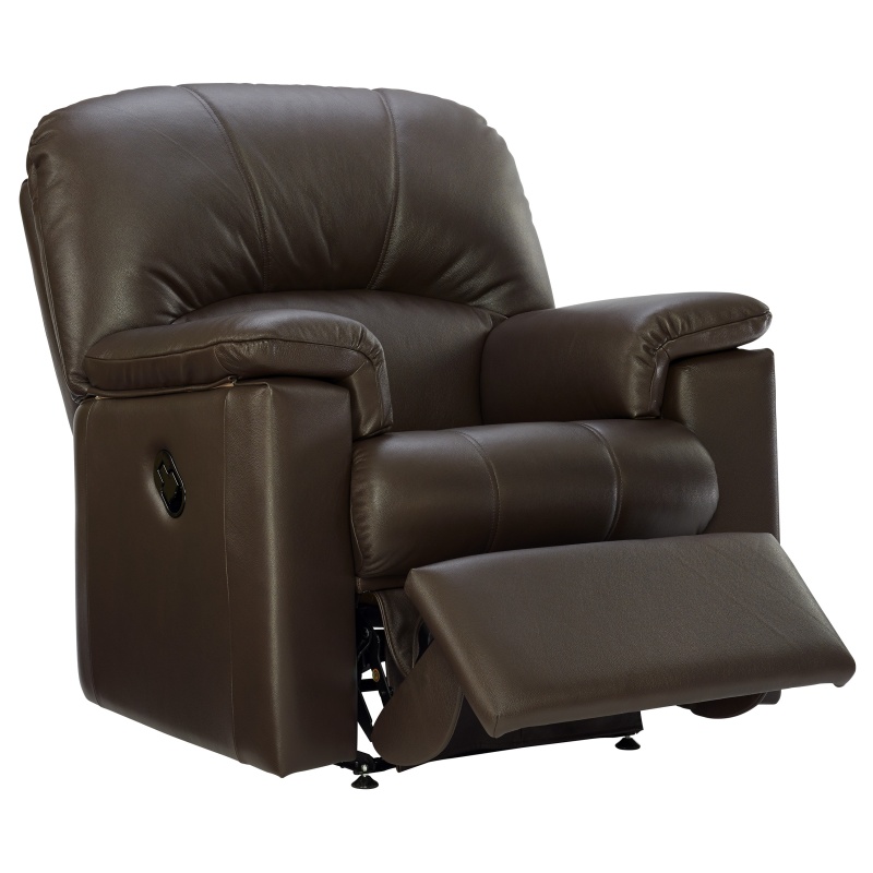 G Plan Chloe Recliner Armchair - Standard - Capri Chocolate