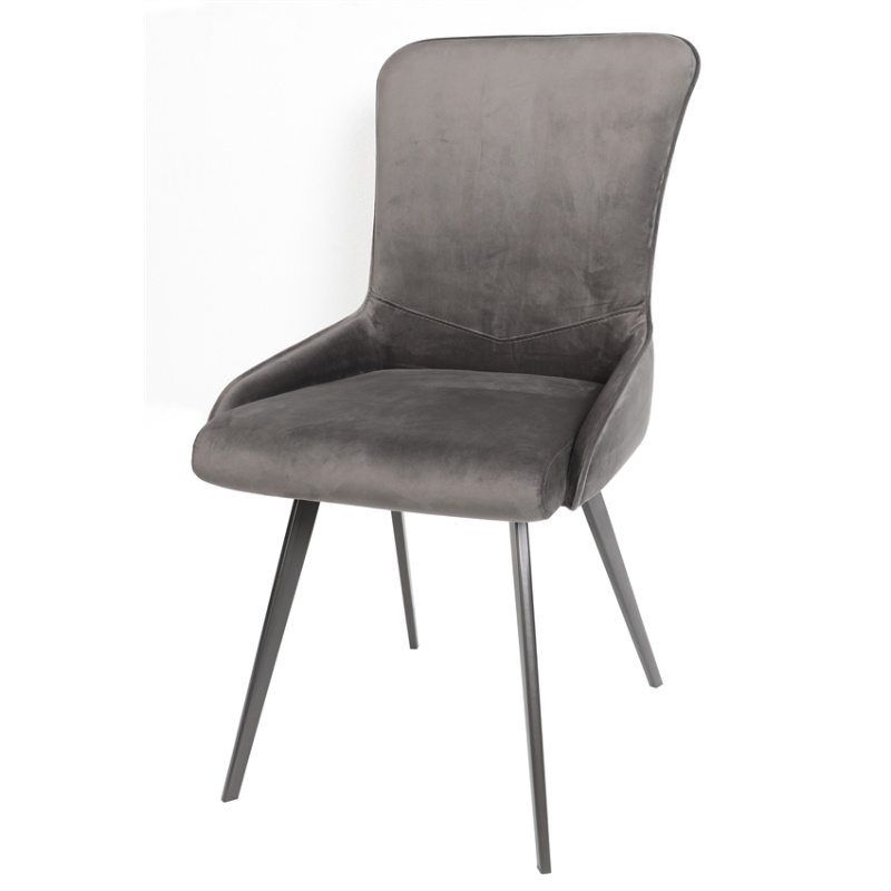 Juno Dining Chair - Velvet Grey