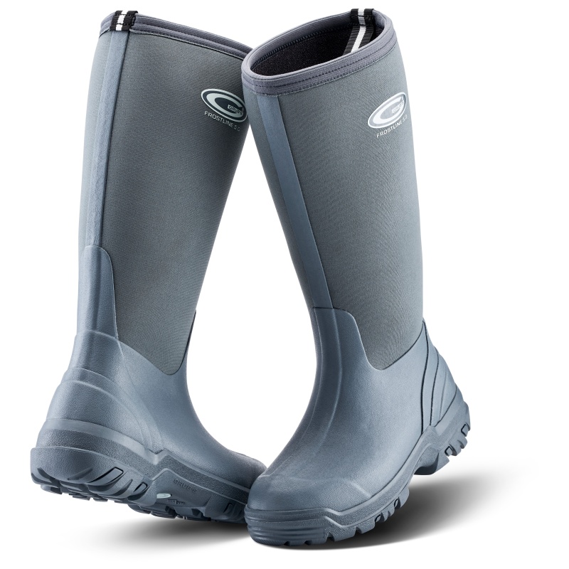 Grubs Grubs Frostline 5.0 Full Length Wellington Boots - Stormy Grey