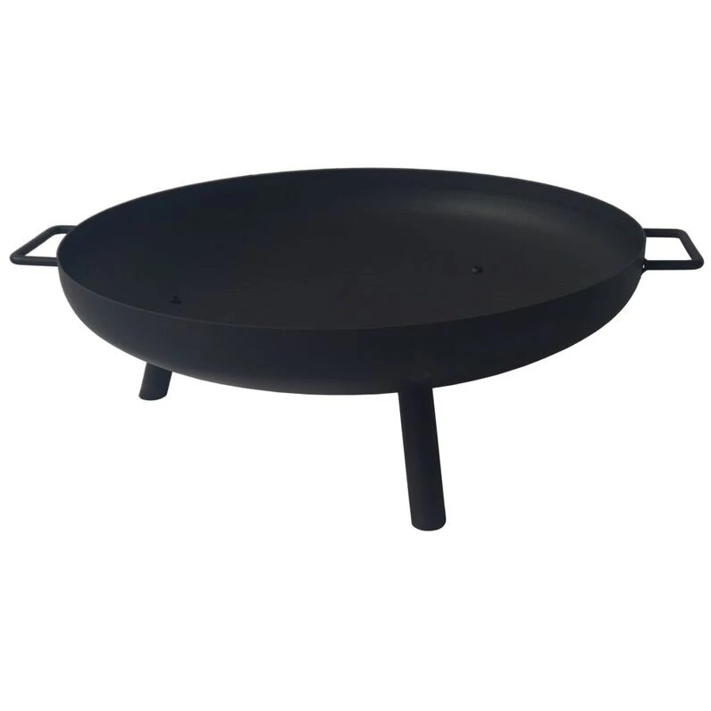 Woodlodge Mullion 60cm Steel Fire Bowl - Black