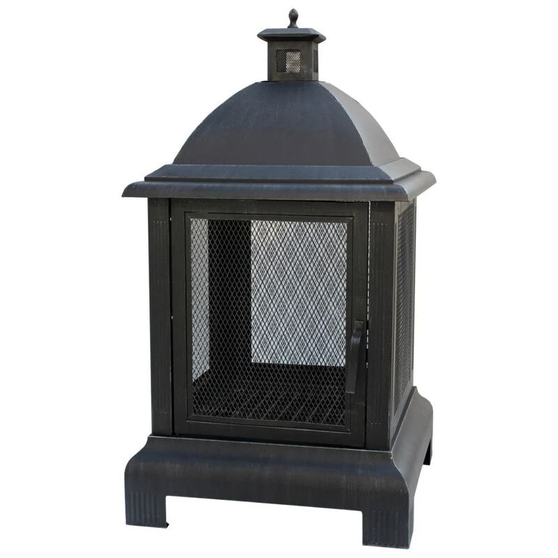 Woodlodge Woodlodge Seaton 62cm Outdoor Fireplace - Black