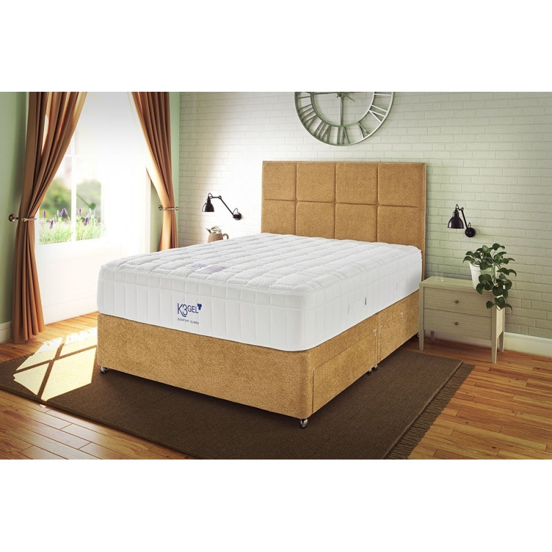 Kaymed Ultimate 1800 Mattress & Divan Set with Tapered Leg