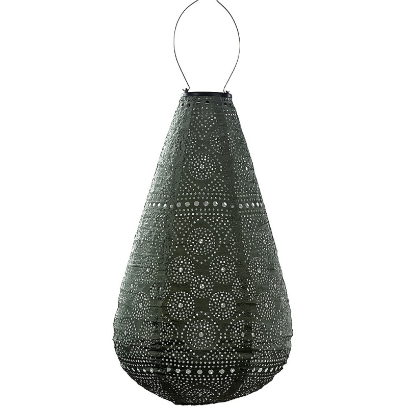 Lumiz Drop Solar Lantern - 28cm- Spectare - Sage Green