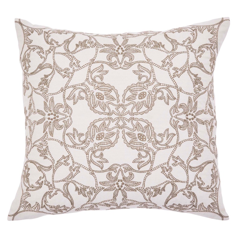 Morris & Co Lodden Cushion 45x45cm - Flax