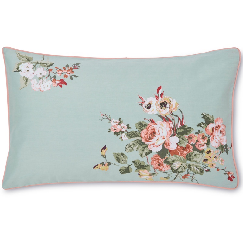 Laura Ashley Rosemore Standard Pillowcase Pair - Sage