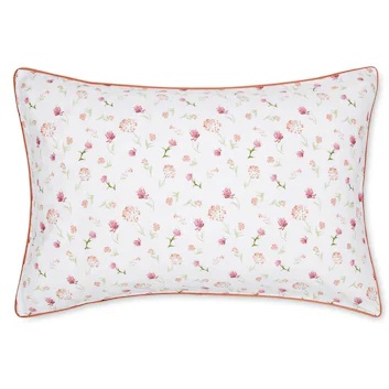 Laura Ashley Wild Meadow Standard Pillowcase Pair - Crimson